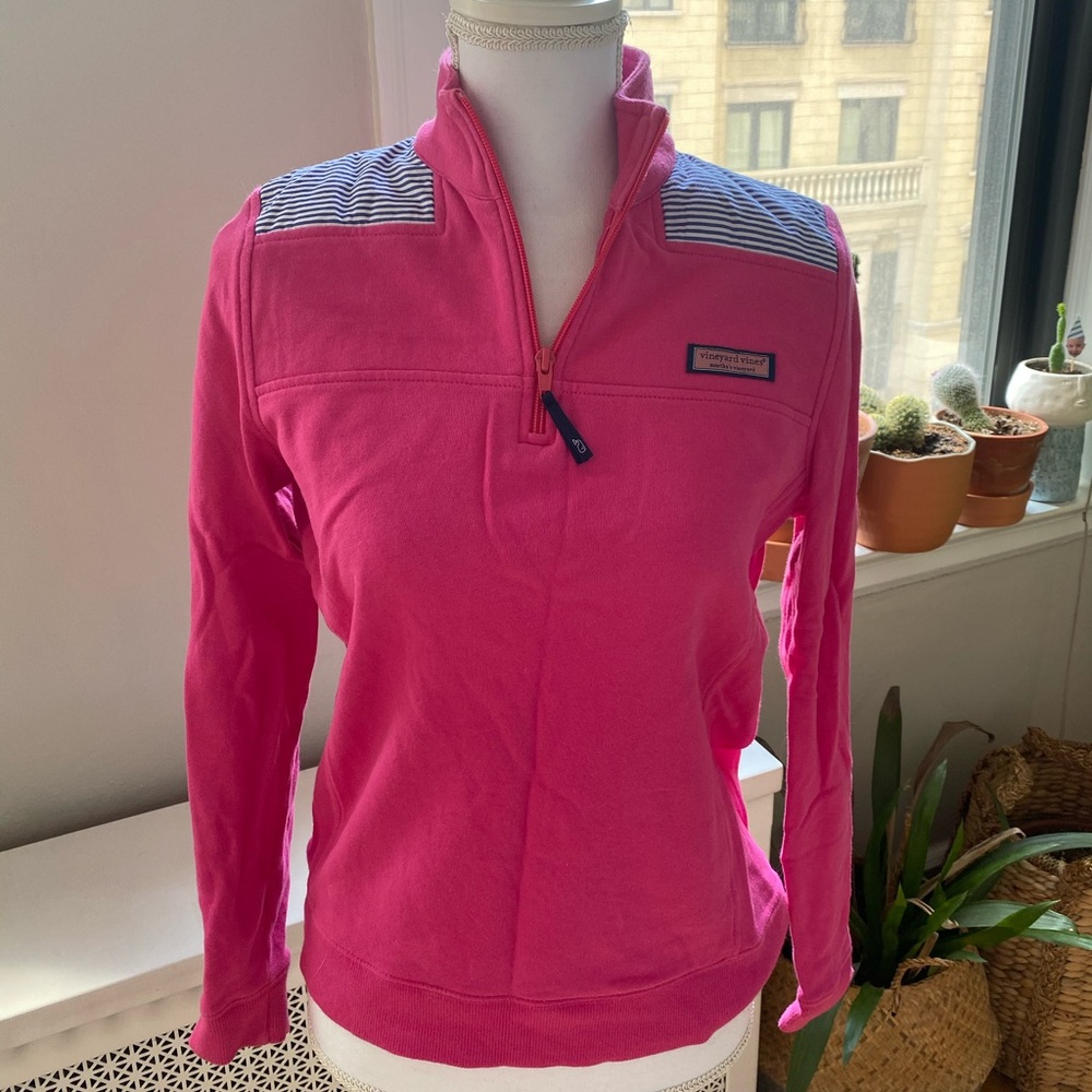 Pink and Navy Vineyard Vines Shep Shirt